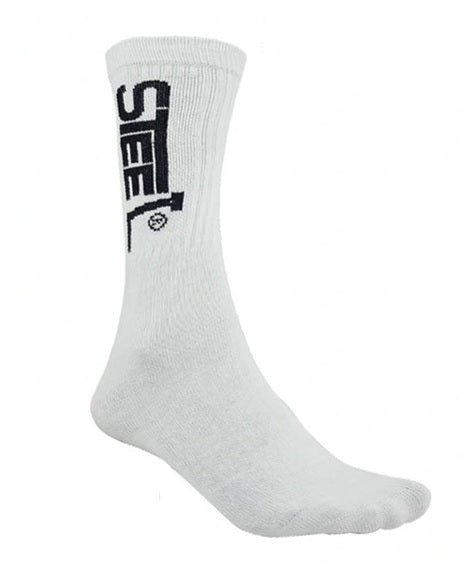 Eishockey Socken Steel weiß lang senior